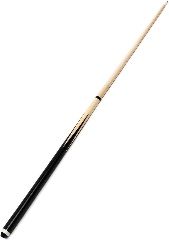 Pool cue 145 cm - 2-delig - sterke schroefverbinding - ideaal voor hobbygebruik - ShopVlot