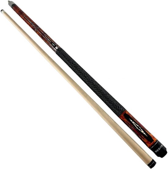Pool cue 146 cm - 2-piece geel - sterke verbinding - geschikt voor gevorderde spelers - ShopVlot