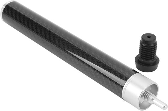 Pool Cue Extension van Carbon Fiber voor Verbeterde Controle en Comfortabel Gebruik bij Biljartspelen - 27 cm lang, Lichtgewicht en Duurzaam