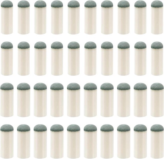 Pool Cue Tips: 40 stuks, Slip-on vervanging biljartkeuen, duurzaam biljart accessoire