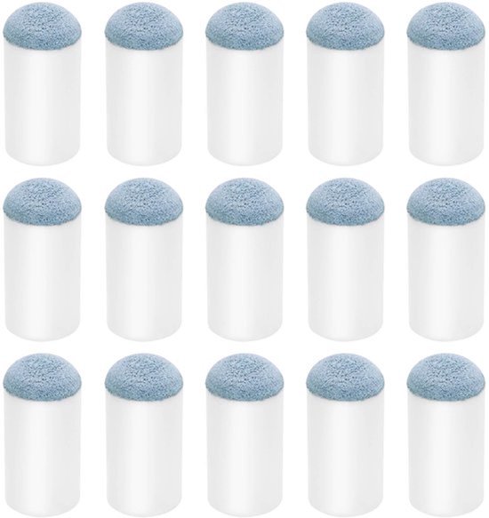 Pool Cue Tips 40 Stuks - Vervangende Hoofd 13 mm - Kunststof/Rundleer - Draagbaar - Eenvoudig te Installeren - Duurzaam - Biljartkeu Tips