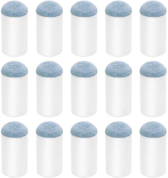 Pool Cue Tips 40 Stuks - Vervangende Hoofd 13 mm - Kunststof/Rundleer - Draagbaar - Eenvoudig te Installeren - Duurzaam - Biljartkeu Tips