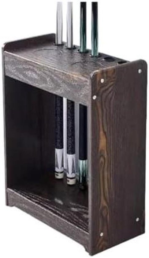 Pool Keu Houder - Keurek Organizer - Biljart Ruimte Organiseren - Ruimtebesparend Ontwerp - 60 cm - Zwart