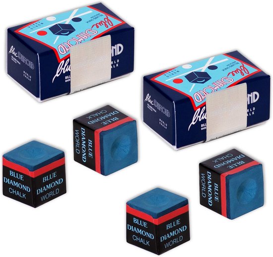 Pool Keu Krijt voor Biljartkeu - 4 Stuks Houdt de Keuspunt in Topconditie