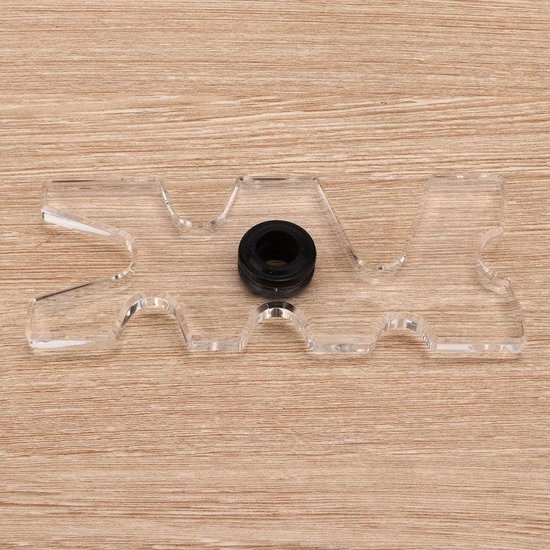 Pool keu rek - transparant acryl - snooker biljart - keu rek accessoire - Nine Ball Club . van Merkloos