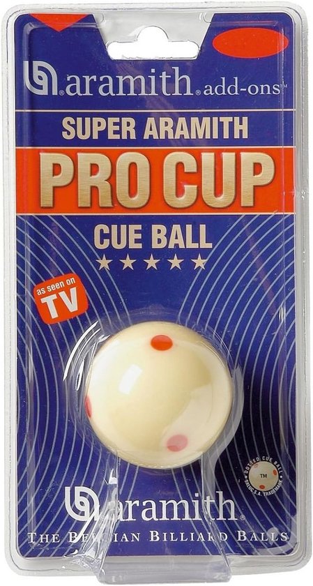 Pool Keuvel Speelbal Wit met Markeringen 57,2 mm van Merkloos