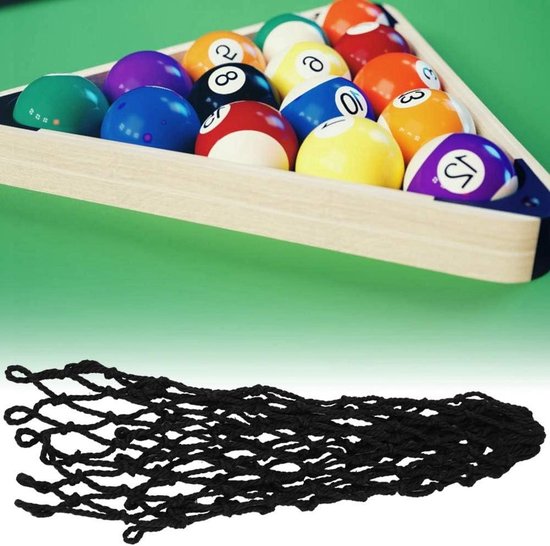 Pool Table Pockets - 6Pcs Set - Long Service Life - Billiards Table Pocket - Mesh Bag - Billiards Storage . van Fablcrew