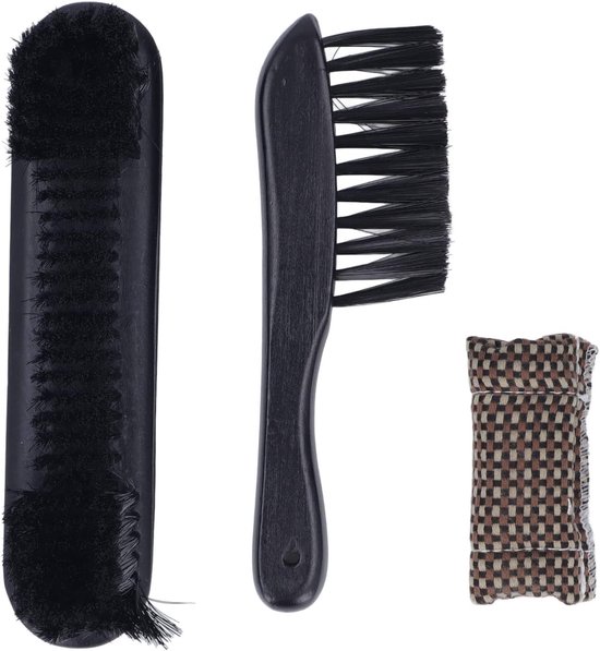 Pool Table Rail Brush Set - Wooden Handle Billiard Brush Cleaning Tool - Schoonmaakaccessoires voor Pooltafel - Billiard Accessoires - Pooltafel Onderhoud van Merkloos