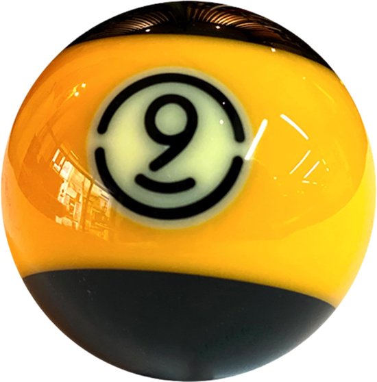 Poolbal - Biljartbal - Toernooi Spelen - Hoge Duurzaamheid Technologie - 57.2 mm - Zwart