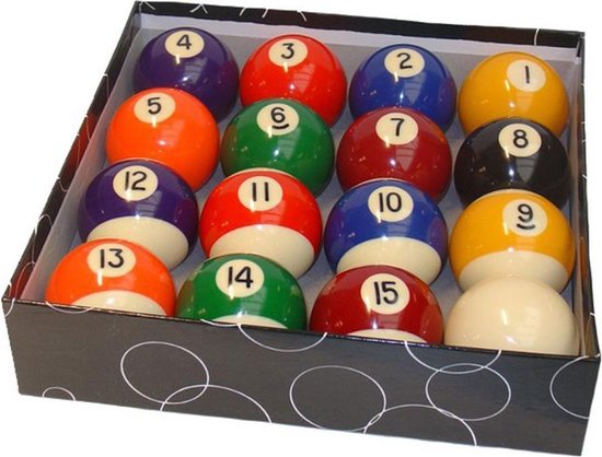 Poolballen 57.2 mm van Merkloos