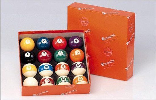 Poolbiljart ballen Aramith Continental 57,2mm van Aramith
