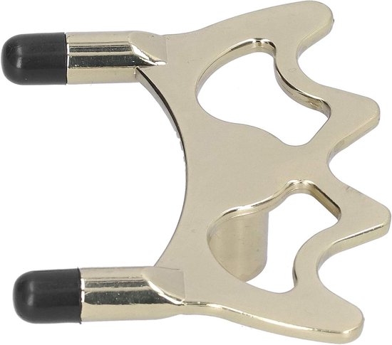Poolbrug Keu Steun - Biljart Accessoire - Biljart Spel - Koperen Materiaal - 3 Delig - Zilver