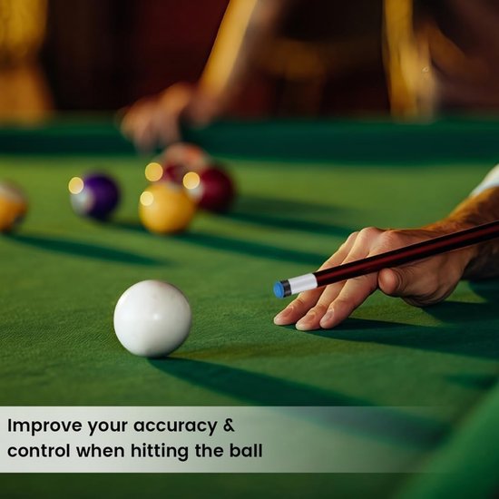 Poolcue Tips van Hard Leer, 20 Stuks, 10mm, Vervangende Snooker en Biljart Tips met Ferrule