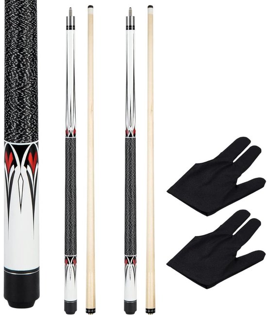 Poolkeu 2 Delig - Biljart Accessoires - Biljartkeu - 147cm van Buffalo