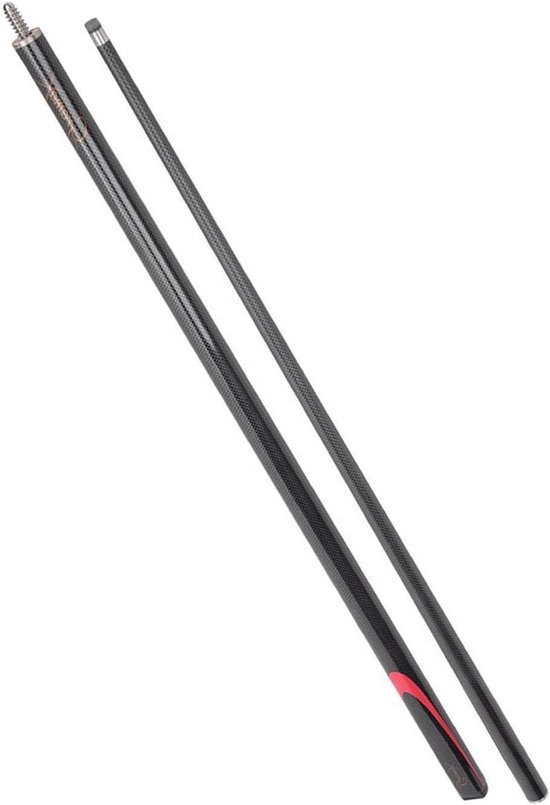 Poolkeu Carbonvezel - Biljartkeu Keu - Biljart Spelen - Scheur- en vervormingsbestendig - 145 cm - Met graphics
