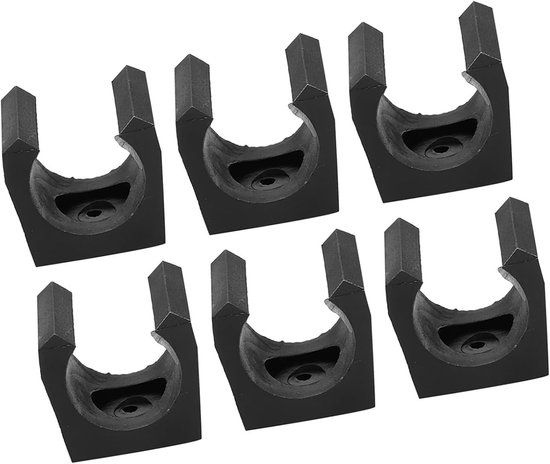 Poolkeu Houders - Hengel Organizers - Biljart Kamer - Set van Zes - 20 x 14 cm - Zwart van Merkloos