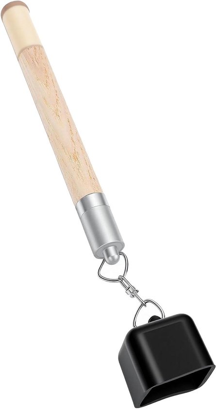 Poolkeu Krijthouder - Biljartkrijt Case - Biljart Spelen - 2-in-1 Gereedschap - 19 cm - Bruin