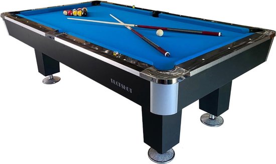 Pooltafel 7ft BuckShot LeMans 4 Leg Leisteen van BuckShot