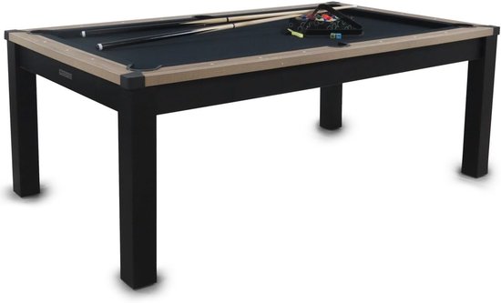 Pooltafel 7ft - Inclusief multi top - Stijlvol design - Creëer een gezellige sfeer - ShopVlot