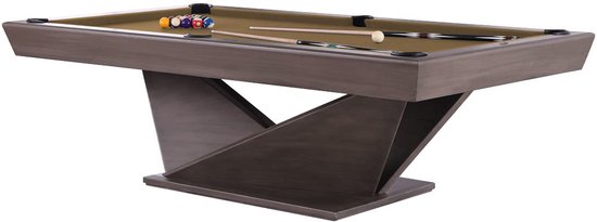 Pooltafel 8ft met K-55 Rubber Band en Keuze uit Tafelkleuren