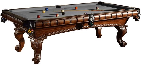 Pooltafel Aramis 8 ft met K-55 rubberband - Keuze uit gratis doekkleur
