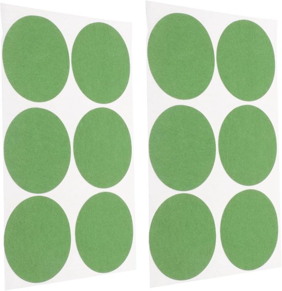 Pooltafel Reparatie Stickers - Biljart Tafel Vilt Patches - Tafelkleed Herstellen - Zelfklevend en Glad - 5.50X5.50CM - Groen