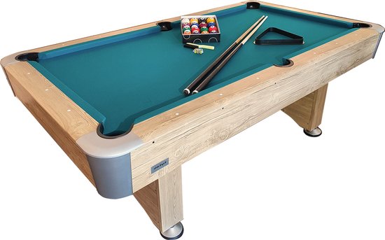 Pooltafel TopTable Timber, met ball-return!