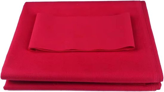Pooltafel vilt - Biljart doek - Thuis spelen - Professioneel niveau - 9 voet - Rood