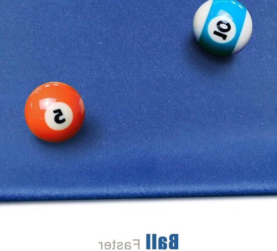 Pooltafel vilt - Biljart kleed - Indoor sport - Duurzaam en kleurecht - Tot 3.4m lengte - Blauw