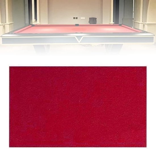 Pooltafel vilt - Biljartkleed - Indoor sportspel - Duurzaam en kleurvast - 7ft tot 11ft - Zwart