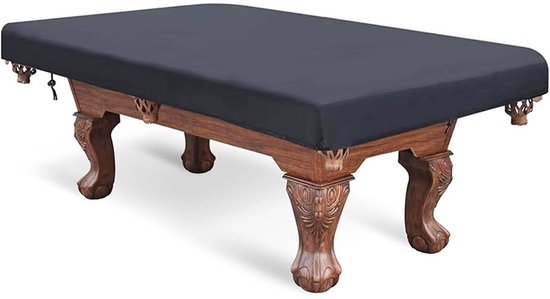 Pooltafelhoes - Stofhoes voor pooltafels - Waterdichte en scheurbestendige hoes - Voor 7' pooltafels - Zwart van YelloGoods