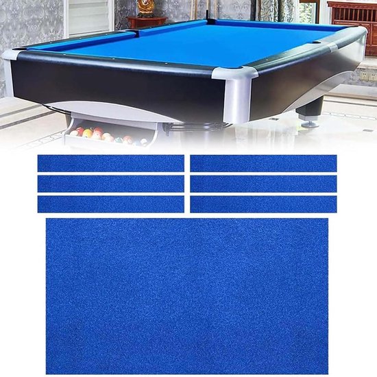 Pooltafelkleed - Biljartstof - Indoor Sport - Hoge Prestaties - 7 Voet - Blauw