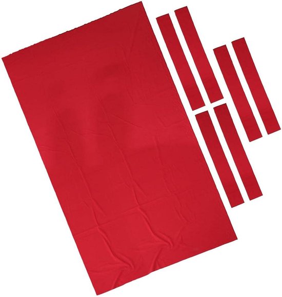 Pooltafelkleed Set - Biljartdoek Vilt - Poolen Spelen - Hoge Treksterkte - 2.4M tot 3.4M - Blauw