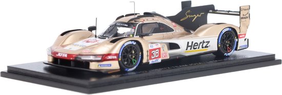 Porsche 963 Spark Modelauto 1:43 2023 António Félix da Costa / Will Stevens / Ye Yifei Hertz Team van Porsche