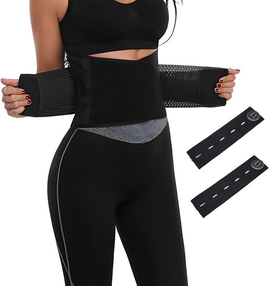 Postpartum Buikband met 2 Extensies, 95 cm - Ondersteuning na de Bevalling, Slanker Lichaam, Comfortabele Draagervaring voor Vrouwen