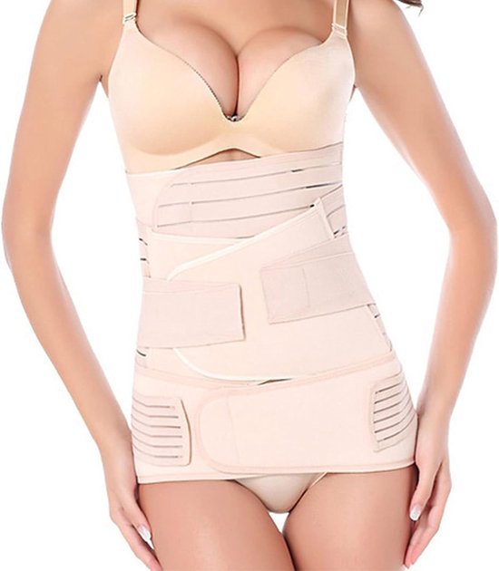Postpartum Buikondersteuning en Herstelwrap - Buikband, Rugsteun en Shapewear voor Na de Zwangerschap en Chirurgie (M)