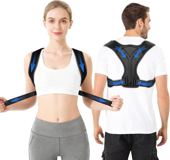 Posture Corrector voor Mannen en Vrouwen, Verstelbare Schouderbanden voor een Rechte Houding en Rugsteun