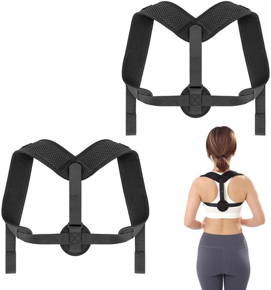 Posture Corrector voor Rug, Nek en Schouders - Houding Verbeteren, Rugsteun en Rechtzetten van de Rug voor Mannen en Vrouwen