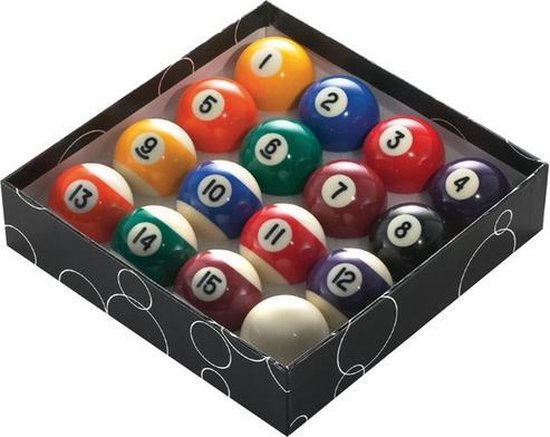 Powerglide Poolballen 57,2 Mm Hars 17-delig van Buffalo