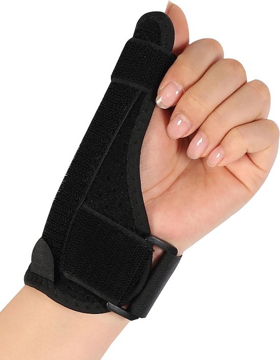 Premium Daumenbandage voor extra stabiliteit, orthese voor duim en hand, ideaal voor herstel en ondersteuning (Zwart)
