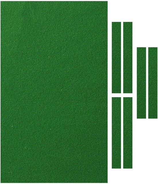 Professioneel Billart Laken 9 Voet Tafelkleed - Geschikt voor Pool en Snooker - Inclusief Kussensstroken van Merkloos