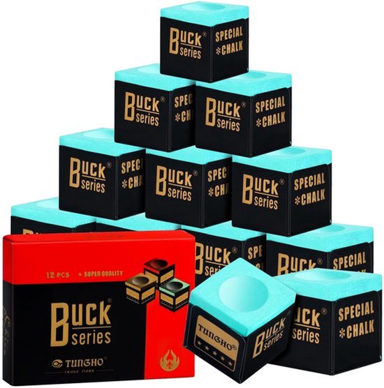 Professioneel billiard krijt - NTHProducts, 12 stukken