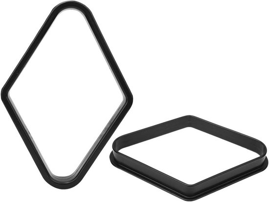 Professionele 9 Ball Pool Billiard Racket voor Snooker en Biljart - Set van 2 Stuks met Triangulaire Frame en Accessoires
