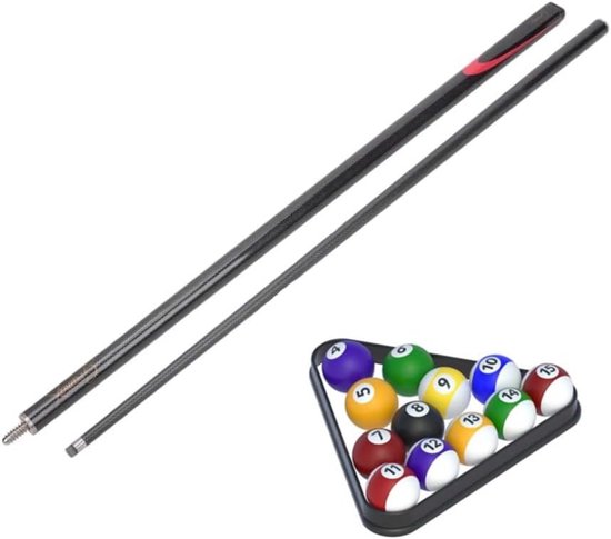 Professionele 9 MM Pool Keu van Duurzaam Carbon voor Snooker en Biljart van Merkloos