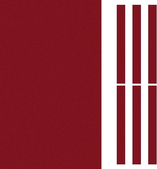 Professionele Biljartdoek 2.7M voor Pooltafels met 6 Viltstroken - Vervangingsaccessoires voor Snooker en Biljartclubs in Rood
