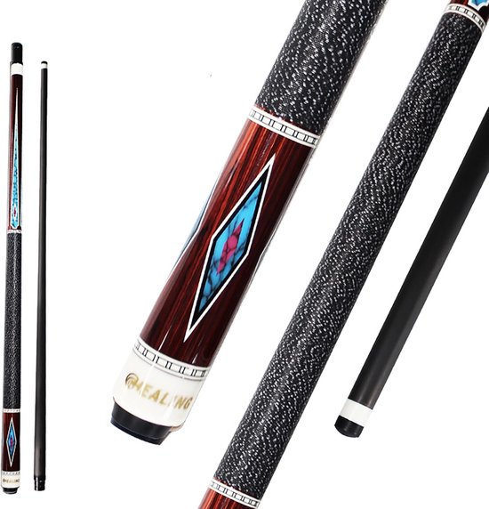 Professionele Biljartkeu Carbon T700 58 Inch met 12.4mm Tip voor 8-Ball & 9-Ball van Merkloos