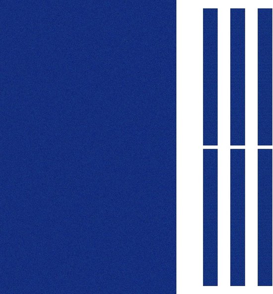 Professionele Biljartkleed 2.1m met 6 Viltstroken - Vervangingsaccessoires voor Snooker en Pooltafels in Blauw