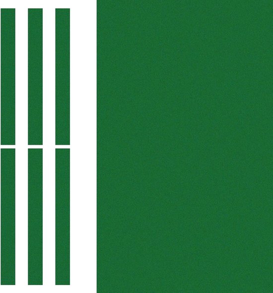 Professionele biljartkleed 2.7M met 6 viltstroken - Snooker en pooltafel vervangingsaccessoires voor bars en clubs, groen van Merkloos