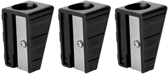 Professionele Billiard Cue Tip Shaper - 3 Stuks, Draagbare Pool Cue Tip Trimmer en Reparatietool voor Perfecte Stoten
