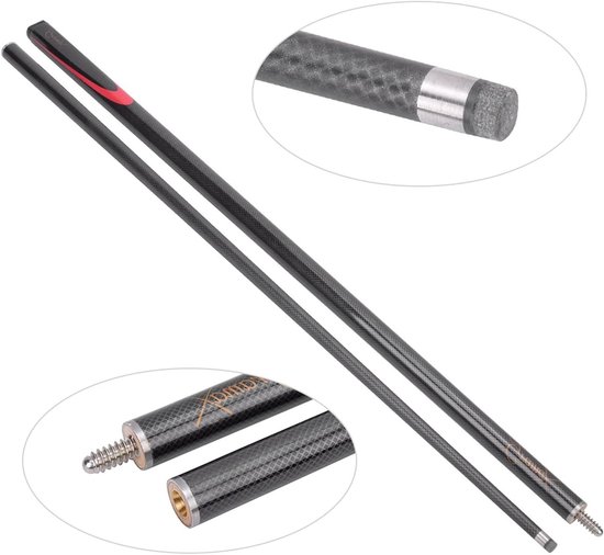 Professionele Carbon Fiber Poolcue voor Biljartkamers - Handige Biljartaccessoires en Kijes voor Spelers